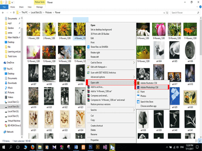 روش های باز کردن تصویر در فتوشاپ