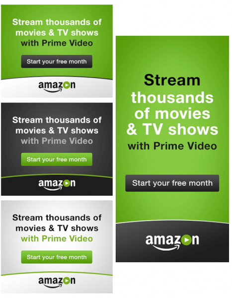 بررسی چند بنر موفق- بنر amazon