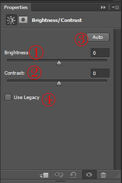 آموزش تعدیل brightness/contrast فتوشاپ