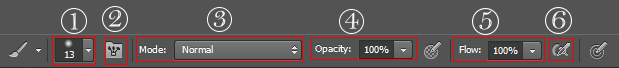 آموزش ابزار brush tool در فتوشاپ
