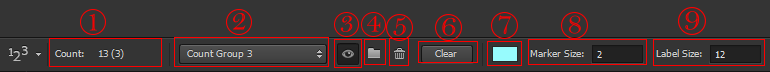 آموزش ابزار count tool در فتوشاپ