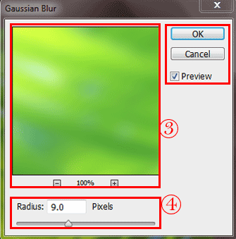 فیلتر gaussian blur فتوشاپ - gaussian blur filter