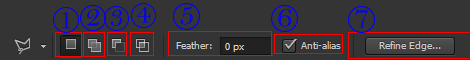 ابزار polygonal lasso tool در فتوشاپ