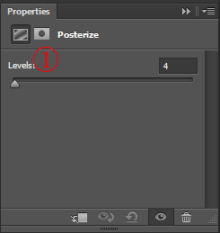 آموزش تعدیل posterize در فتوشاپ - گرافیشا